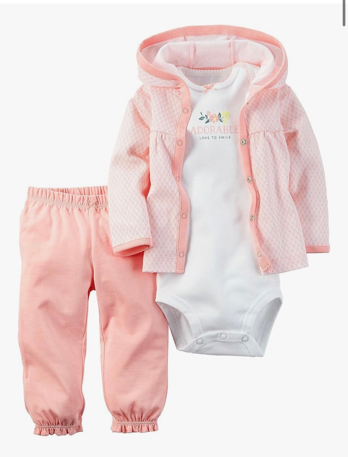 Carter's Conjuntos de 3 piezas para bebé-niñas Rosado