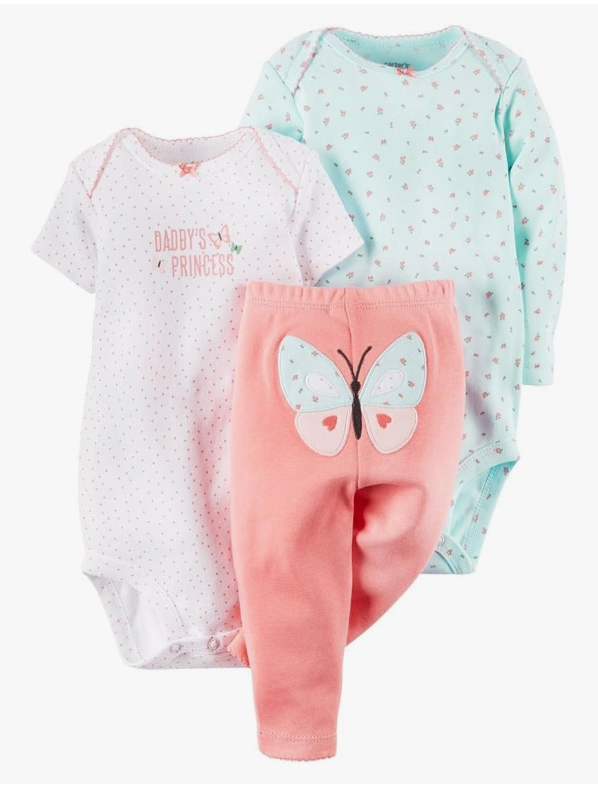 Carter Baby Girls '3 piezas Take Me Away Juego de (bebé)